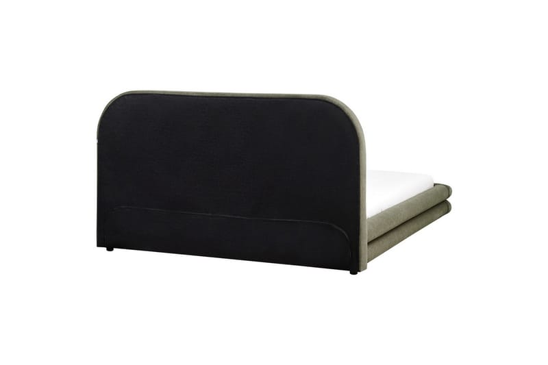 Säng med lamellram Lavardens - Grön, Svart, 160x200 cm - Möbler - Säng - Sängram & sängstomme
