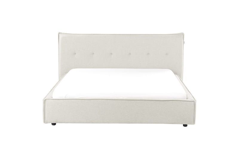 Säng med lamellram Lestre - Vit, Svart, 160x200 cm - Möbler - Säng - Sängram & sängstomme