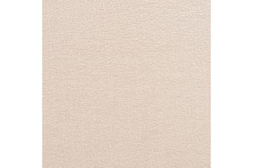 Säng med lamellram Limanton - Beige, ljust trä, svart/Bouclé, 140x200 cm - Möbler - Säng - Sängram & sängstomme