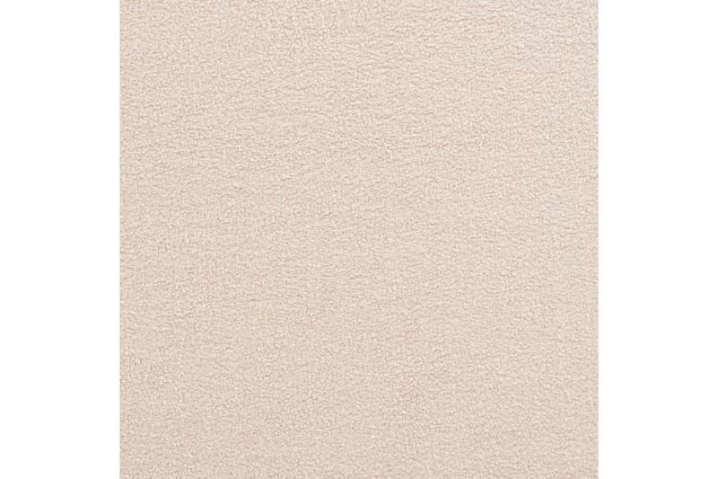 Säng med lamellram Limanton - Beige, ljust trä, svart/Bouclé, 140x200 cm - Möbler - Säng - Sängram & sängstomme