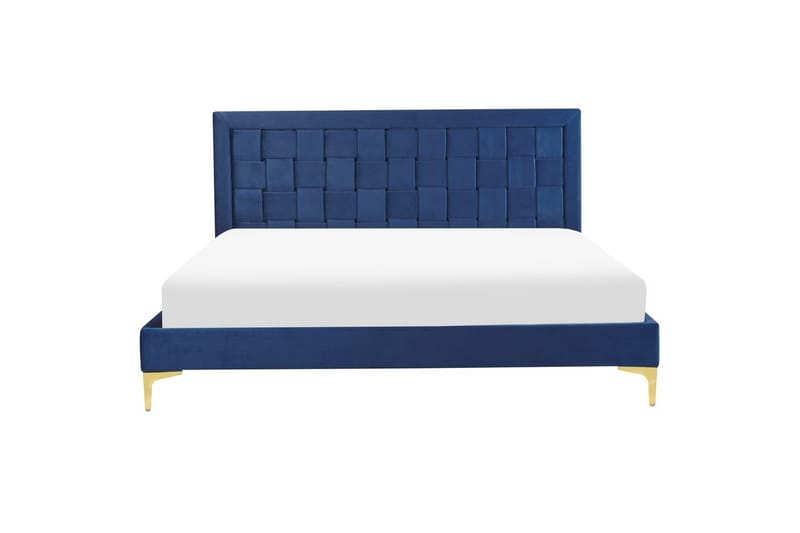 Säng med lamellram Limoux - Blå, 160x200 cm - Möbler - Säng - Sängram & sängstomme