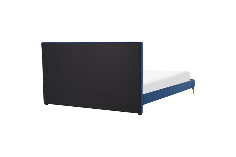 Säng med lamellram Limoux - Blå, 160x200 cm - Möbler - Säng - Sängram & sängstomme