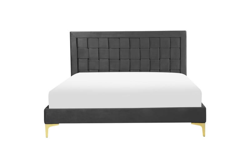 Säng med lamellram Limoux - Svart, 140x200 cm - Möbler - Säng - Sängram & sängstomme