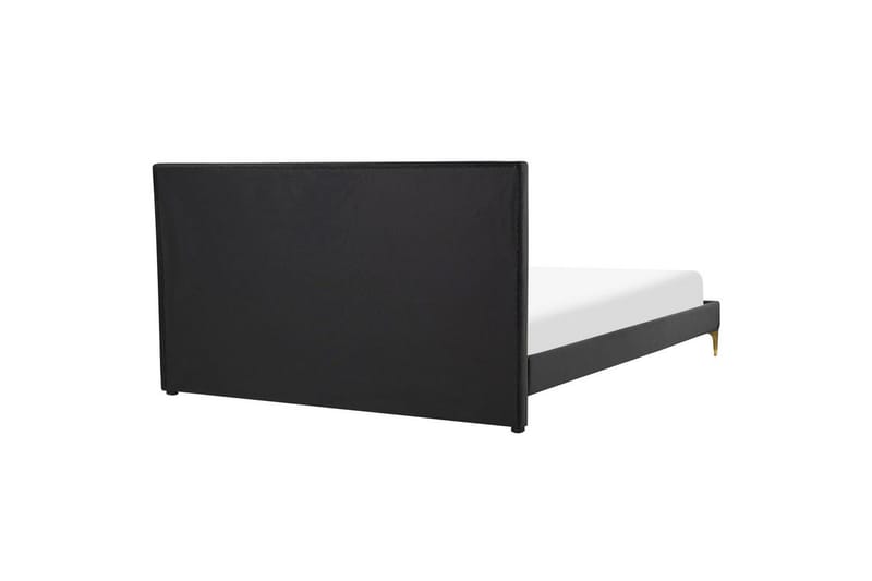 Säng med lamellram Limoux - Svart, 160x200 cm - Möbler - Säng - Sängram & sängstomme