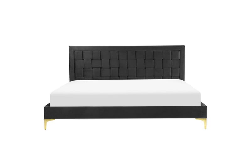 Säng med lamellram Limoux - Svart, 180x200 cm - Möbler - Säng - Sängram & sängstomme