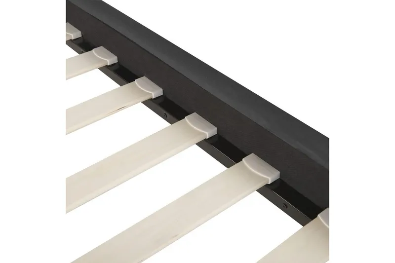 Säng med lamellram Limoux - Svart, 180x200 cm - Möbler - Säng - Sängram & sängstomme