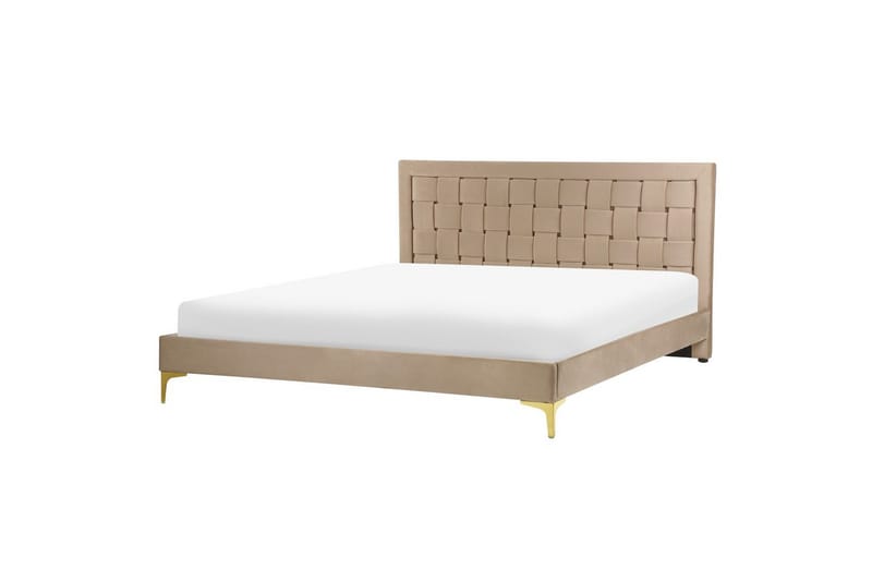 Säng med lamellram Limoux - Taupe, 160x200 cm - Möbler - Säng - Sängram & sängstomme