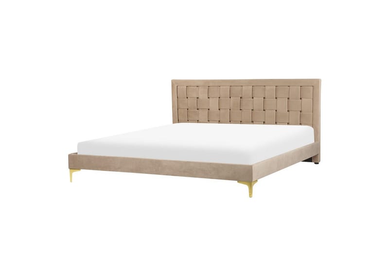 Säng med lamellram Limoux - Taupe, 180x200 cm - Möbler - Säng - Sängram & sängstomme