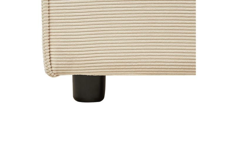 Säng med lamellram Linards - Beige/Manchestertyg, 180x200 cm - Möbler - Säng - Sängram & sängstomme