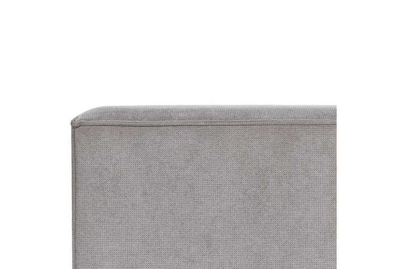 Säng med lamellram Linards - Grå/Polyester, 160x200 cm - Möbler - Säng - Sängram & sängstomme