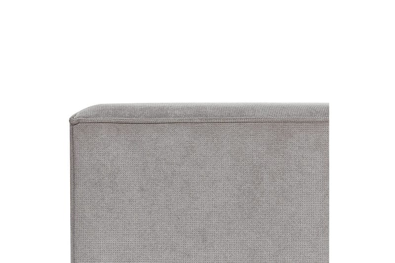 Säng med lamellram Linards - Grå/Polyester, 180x200 cm - Möbler - Säng - Sängram & sängstomme