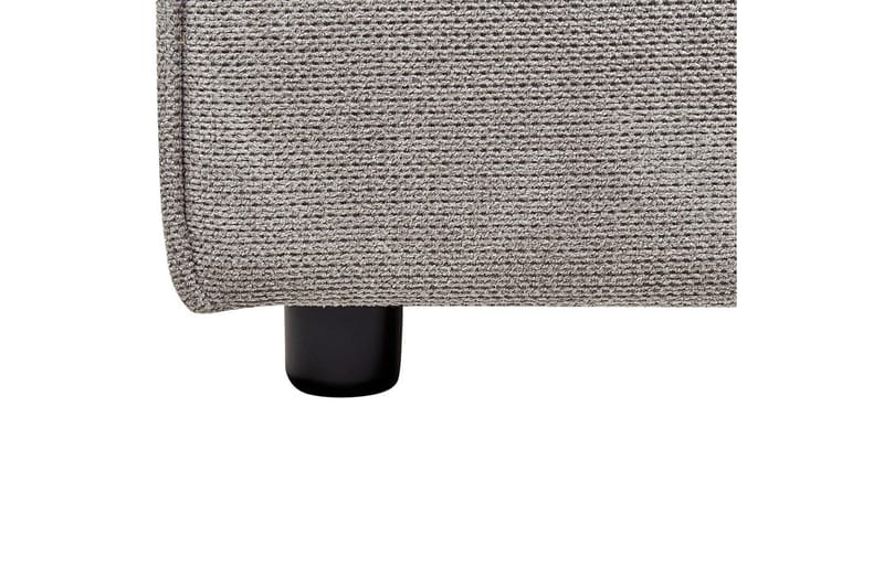 Säng med lamellram Linards - Grå/Polyester, 180x200 cm - Möbler - Säng - Sängram & sängstomme