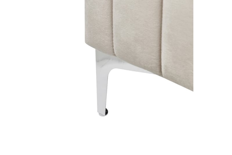 Säng med lamellram Lunan - Grå/Sammet, 140x200 cm - Möbler - Säng - Sängram & sängstomme