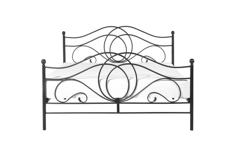 Säng med lamellram Lyra - Svart - Möbler - Säng - Sängram & sängstomme