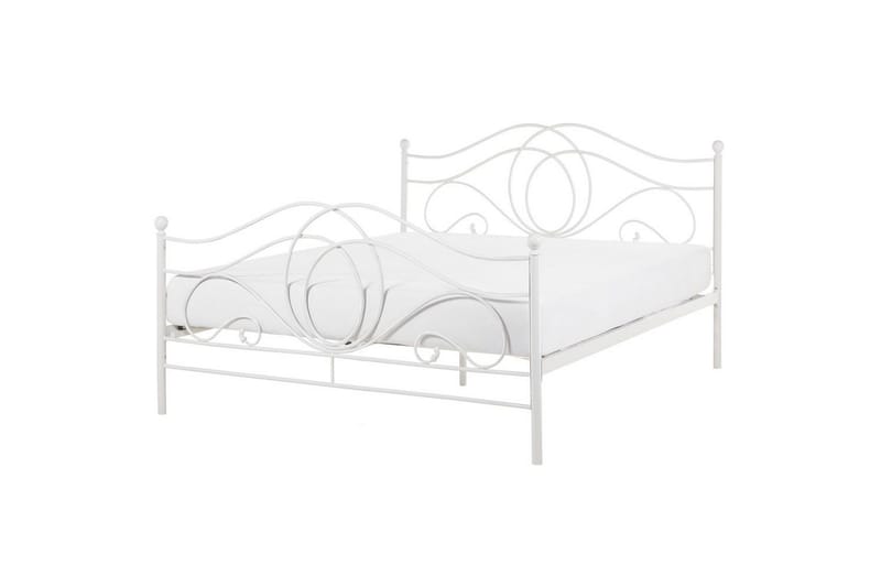 Säng med lamellram Lyra - Vit - Möbler - Säng - Sängram & sängstomme