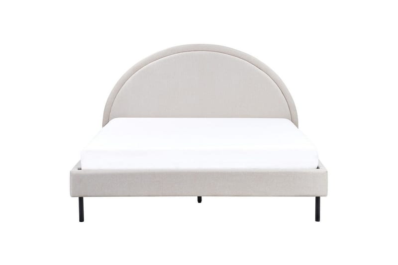 Säng med lamellram Margut - Beige/Polyester, 160x200 cm - Möbler - Säng - Sängram & sängstomme