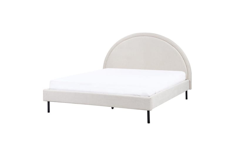 Säng med lamellram Margut - Beige/Polyester, 160x200 cm - Möbler - Säng - Sängram & sängstomme