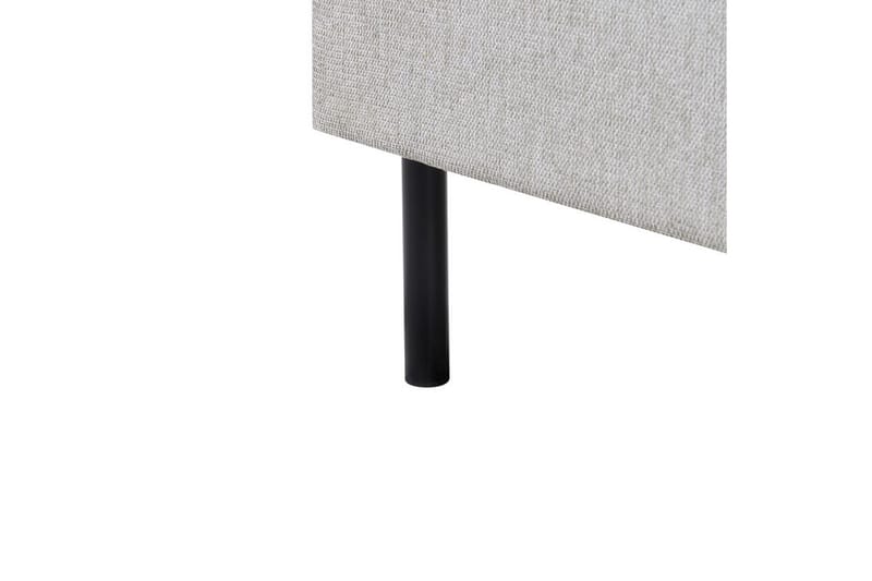 Säng med lamellram Margut - Grå/Polyester, 160x200 cm - Möbler - Säng - Sängram & sängstomme