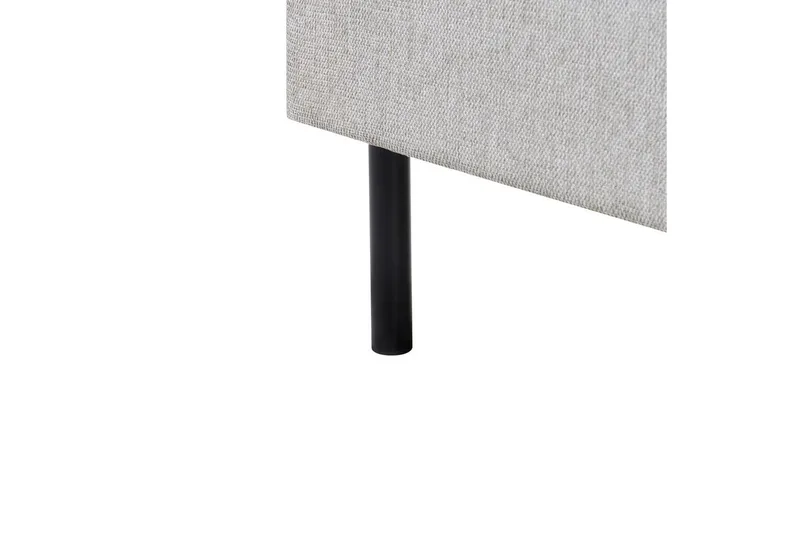 Säng med lamellram Margut - Grå/Polyester, 180x200 cm - Möbler - Säng - Sängram & sängstomme