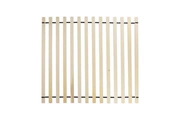Säng med lamellram Margut - Vit/Bouclé, 160x200 cm - Möbler - Säng - Sängram & sängstomme