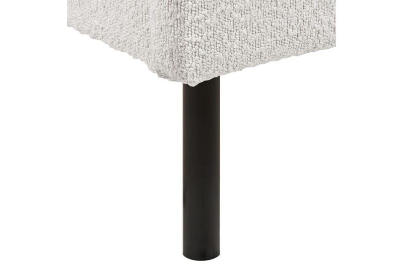 Säng med lamellram Margut - Vit/Bouclé, 160x200 cm - Möbler - Säng - Sängram & sängstomme