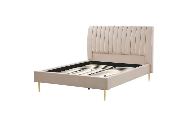 Säng med lamellram Marville - Beige, 140x200 cm - Möbler - Säng - Sängram & sängstomme