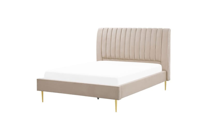 Säng med lamellram Marville - Beige, 140x200 cm - Möbler - Säng - Sängram & sängstomme