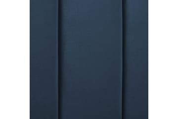 Säng med lamellram Marville - Blå, guld, 140x200 cm - Möbler - Säng - Sängram & sängstomme