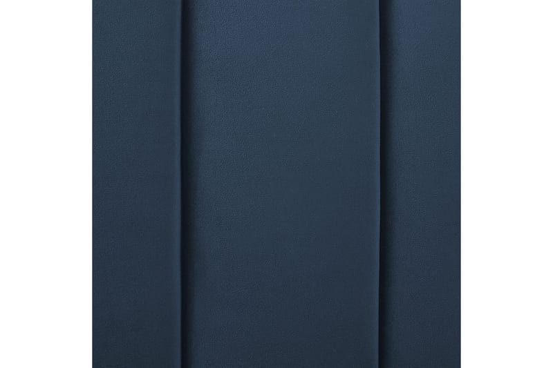 Säng med lamellram Marville - Blå, guld, 140x200 cm - Möbler - Säng - Sängram & sängstomme