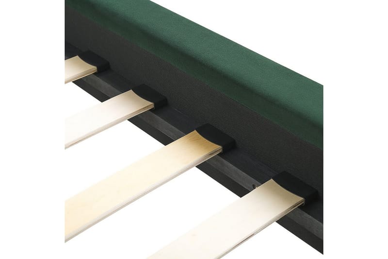 Säng med lamellram Marville - Grön, guld, 140x200 cm - Möbler - Säng - Sängram & sängstomme