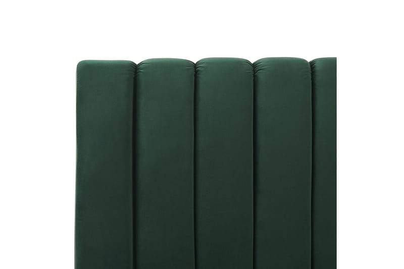 Säng med lamellram Marville - Grön, guld, 140x200 cm - Möbler - Säng - Sängram & sängstomme