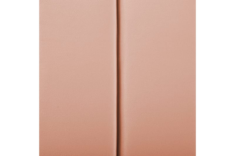 Säng med lamellram Marville - Rosa, guld, 140x200 cm - Möbler - Säng - Sängram & sängstomme