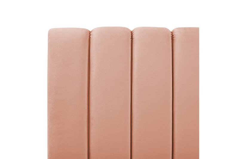 Säng med lamellram Marville - Rosa, guld, 140x200 cm - Möbler - Säng - Sängram & sängstomme