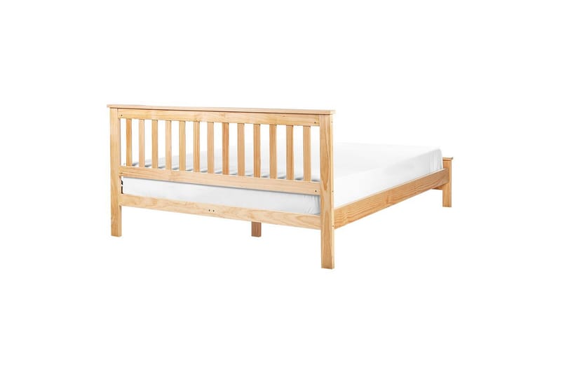 Säng med lamellram Mayenne - Ljus trä, 140x200 cm - Möbler - Säng - Sängram & sängstomme