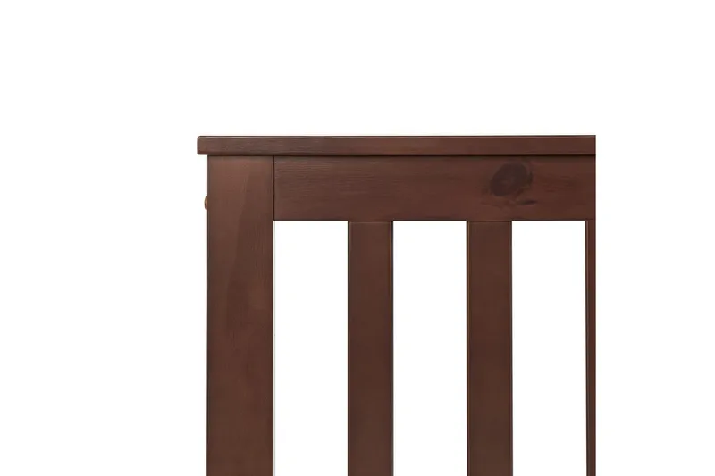 Säng med lamellram Mayenne - Mörkt trä, 180x200 cm - Möbler - Säng - Sängram & sängstomme