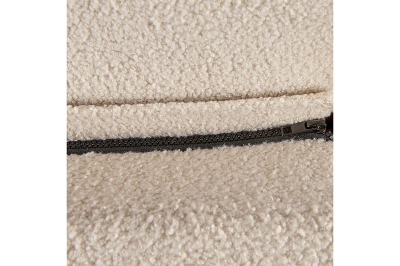 Säng med lamellram Melle - Beige/Bouclé, 140x200 cm - Möbler - Säng - Sängram & sängstomme