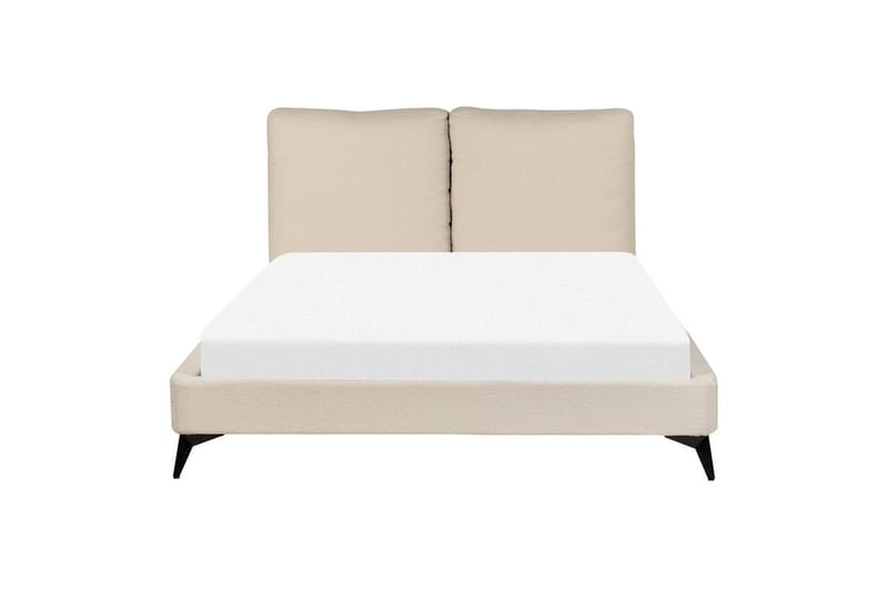 Säng med lamellram Melle - Beige/Bouclé, 140x200 cm - Möbler - Säng - Sängram & sängstomme