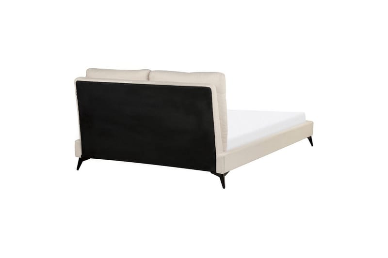 Säng med lamellram Melle - Beige/Bouclé, 140x200 cm - Möbler - Säng - Sängram & sängstomme