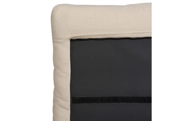 Säng med lamellram Melle - Beige/Bouclé, 140x200 cm - Möbler - Säng - Sängram & sängstomme