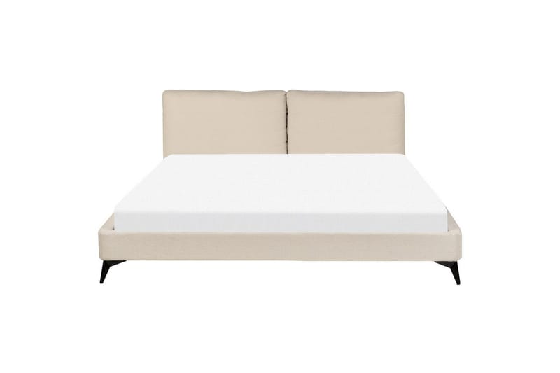 Säng med lamellram Melle - Beige/Bouclé, 180x200 cm - Möbler - Säng - Sängram & sängstomme