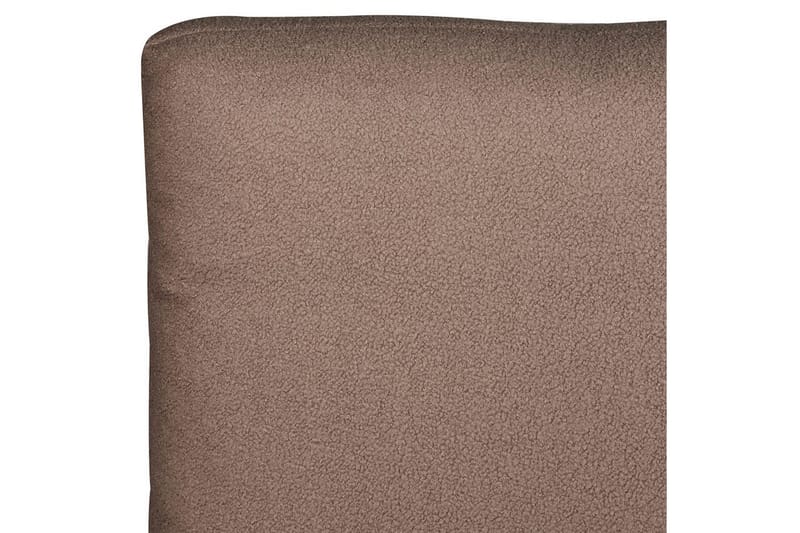 Säng med lamellram Melle - Brun, Svart/Bouclé, 160x200 cm - Möbler - Säng - Sängram & sängstomme