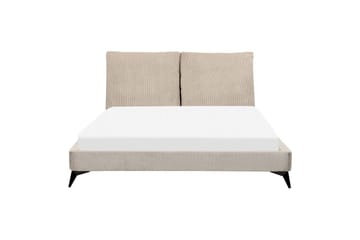 Säng med lamellram Melle - Taupe/Manchestertyg, 160x200 cm - Möbler - Säng - Sängram & sängstomme