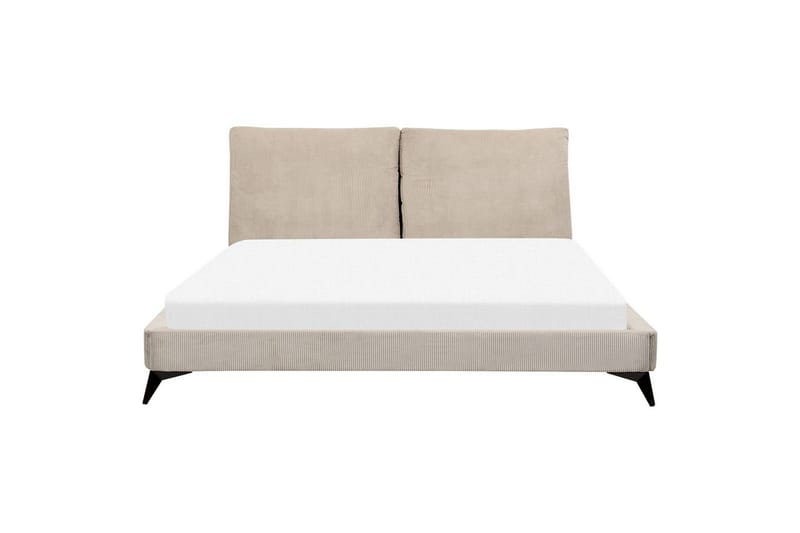 Säng med lamellram Melle - Taupe/Manchestertyg, 180x200 cm - Möbler - Säng - Sängram & sängstomme