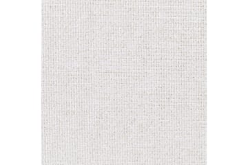 Säng med lamellram Millay - Vit, ljust trä, svart/Polyester, 160x200 cm - Möbler - Säng - Sängram & sängstomme