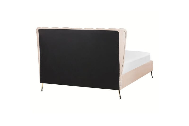 Säng med lamellram Miribel - Beige, guld, 140x200 cm - Möbler - Säng - Sängram & sängstomme