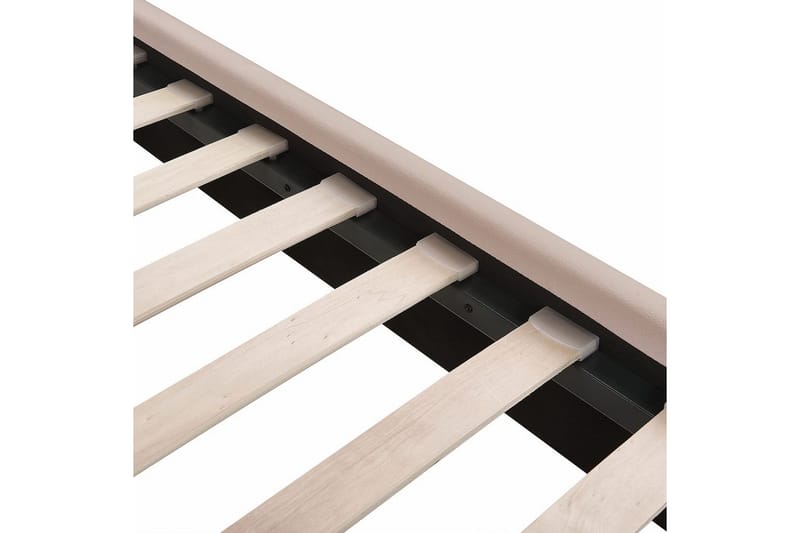 Säng med lamellram Miribel - Taupe, guld, 160x200 cm - Möbler - Säng - Sängram & sängstomme