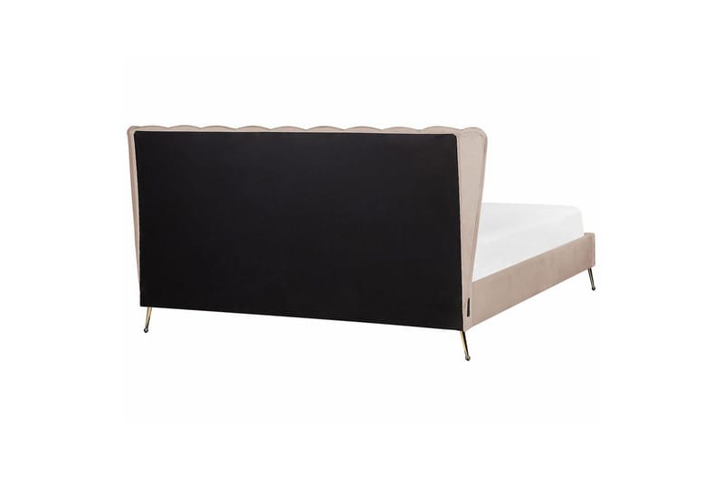 Säng med lamellram Miribel - Taupe, guld, 180x200 cm - Möbler - Säng - Sängram & sängstomme