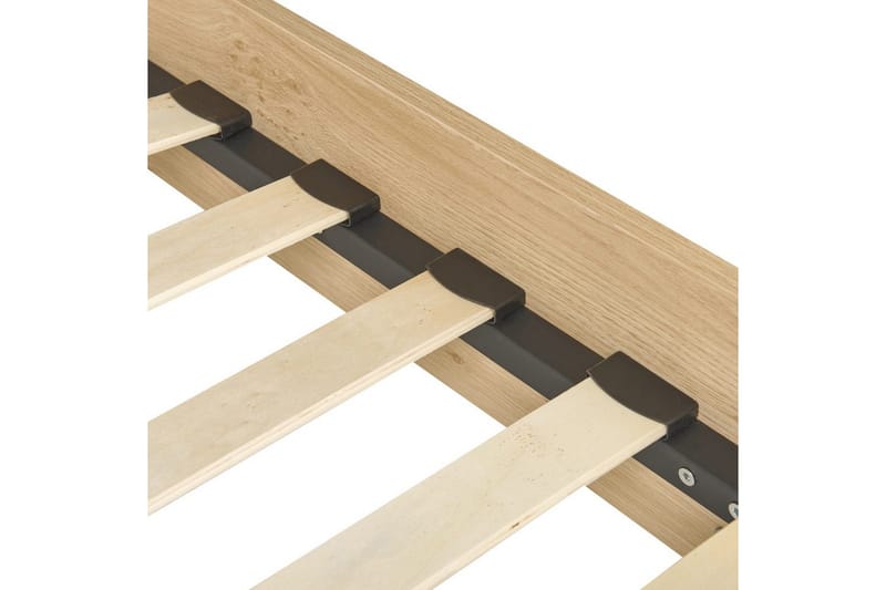 Säng med lamellram Monpazier - Ljus trä, 160x200 cm - Möbler - Säng - Sängram & sängstomme