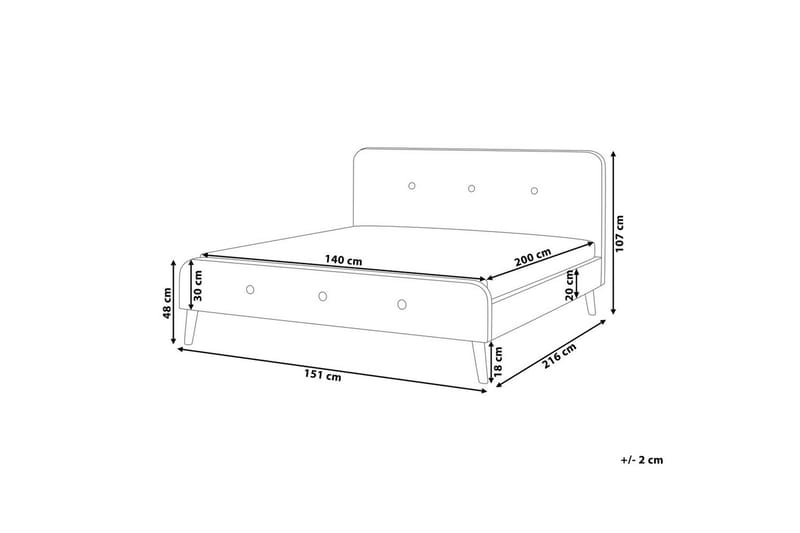 Säng med lamellram Rennes - Möbler - Säng - Sängram & sängstomme