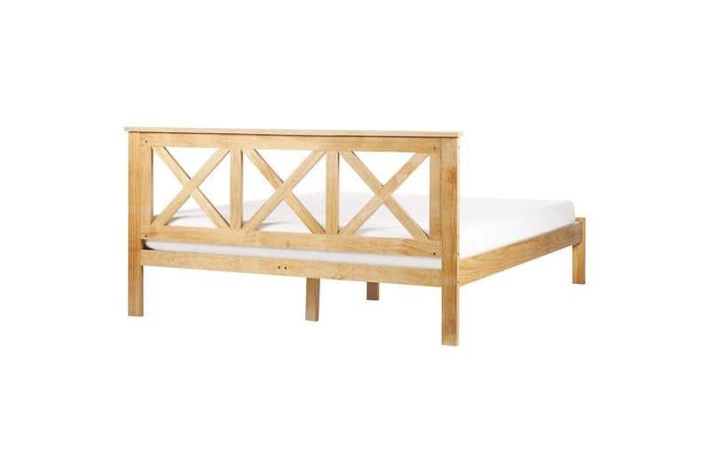 Säng med lamellram Tannay - Ljus trä, 160x200 cm - Möbler - Säng - Sängram & sängstomme